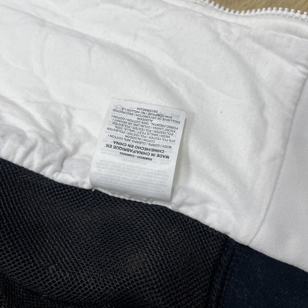 Nike Sweater Womens Medium White Vest Tech Fleece Mesh Cocoon Tunic Ladies - Picture 5 of 10